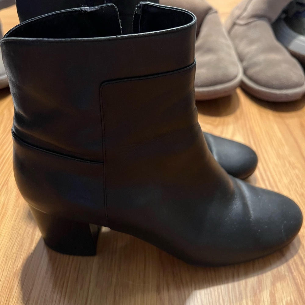 Cole Haan Sleek Black Ankle Booties